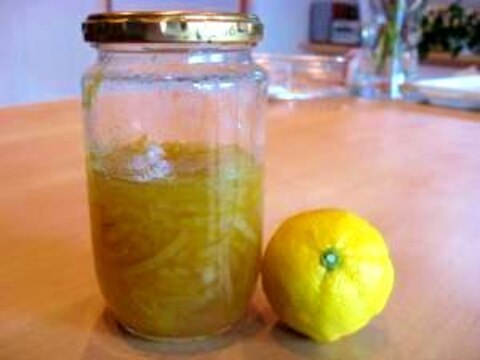 かぜ予防にからだほっかほっかゆず茶♪